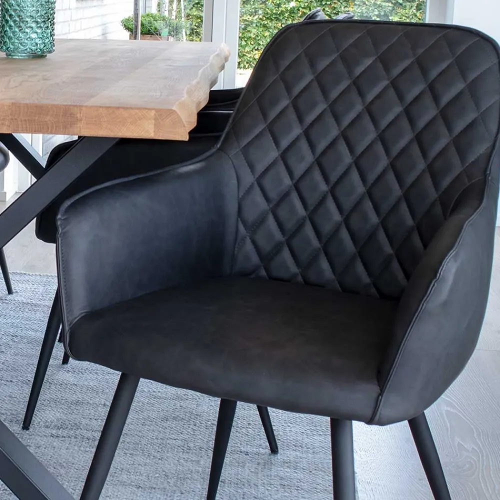 Wohnen Küchen-Essgruppen|Esszimmer Komplett*Esstisch Sitzgruppe mit Tischsesseln - Amelie (siebenteilig)