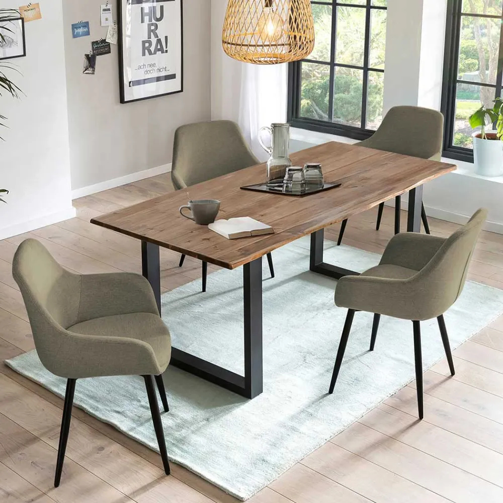 Wohnen Esstisch Sitzgruppe modern - Magistra (fünfteilig)