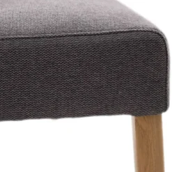 Wohnen Sitzbank|Küchenbänke*Esstisch Sofa Bank in Dunkelgrau Stoff Velours - Merka