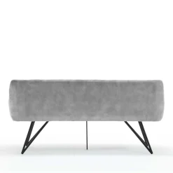 Wohnen Esstisch Sofa in Grau Velours - Reymonda
