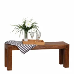 Wohnen Küchenbänke|Esszimmerbänke*Esstischbank aus Massivholz Hoslo Sheesham