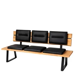 Wohnen Esstischbank mit Lehne und Polstern - Jessmine