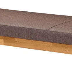 Wohnen Esstischbank mit Stoffpolster in Braun - Virds