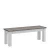 Wohnen Esstischbank Ovidos in Weiß Grau