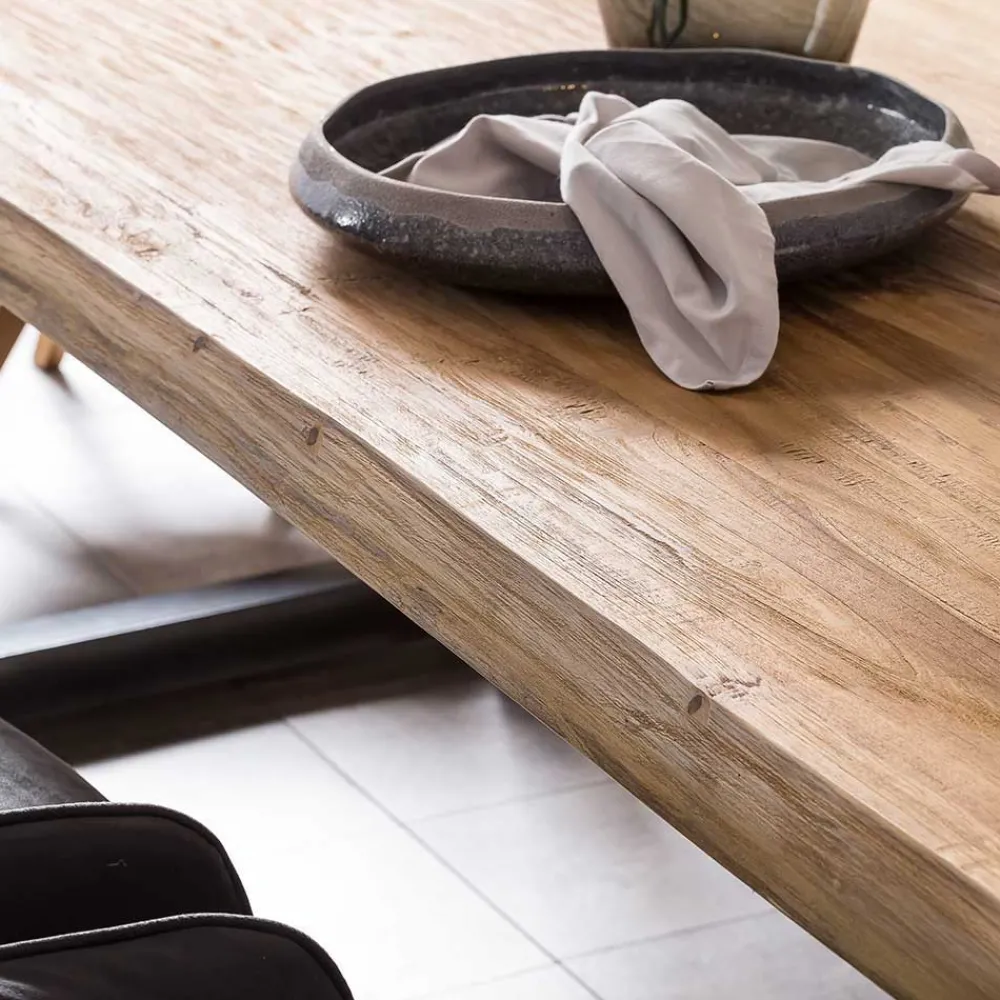 Wohnen Esstischgruppe für acht Personen - Trane (neunteilig)