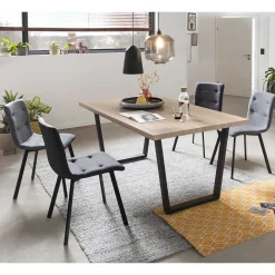 Wohnen Skandinavische Möbel|Sitzgruppe*Esstischgruppe im Skandi Design - Benns (fünfteilig)