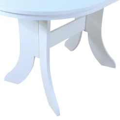 Wohnen Esstisch-Gruppe in Weiß & Braun - Zero (fünfteilig)