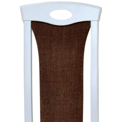 Wohnen Esstisch-Gruppe in Weiß & Braun - Zero (fünfteilig)