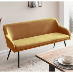 Wohnen Esstischgruppe mit Bank Set - Sergio