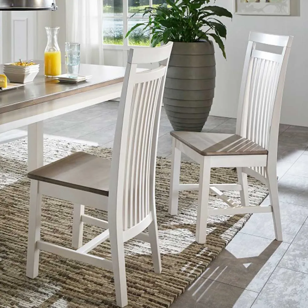 Wohnen Esstischgruppe Ovidos im Landhausstil (fünfteilig)