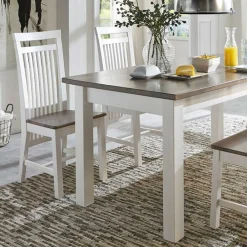 Wohnen Esstischgruppe Ovidos im Landhausstil (fünfteilig)