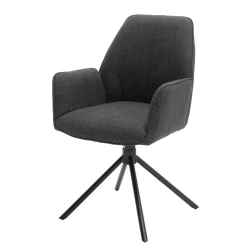 Wohnen Wohnzimmerstühle*Esstischsessel mit Drehgestell - Mincio (2er Set)