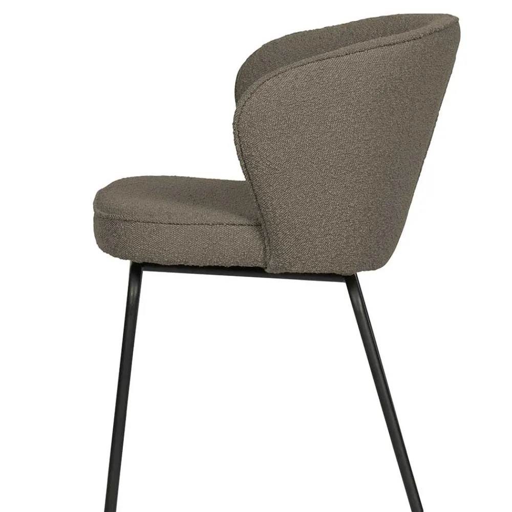 Wohnen Retro Möbel*Esstischstühle in Hellbraun Buklee - Ilunas (2er Set)