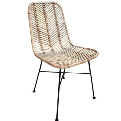 Wohnen Rattanmöbel*Esstischstuhl aus Rattan Geflecht - Krapina (2er Set)