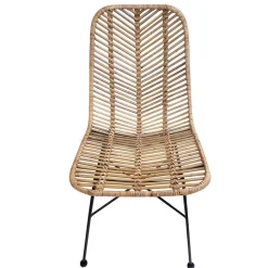 Wohnen Rattanmöbel*Esstischstuhl aus Rattan Geflecht - Krapina (2er Set)