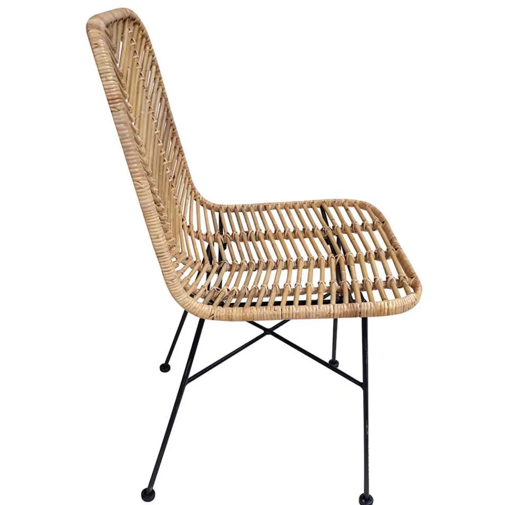 Wohnen Rattanmöbel*Esstischstuhl aus Rattan Geflecht - Krapina (2er Set)