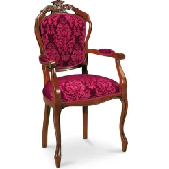 Wohnen Wohnzimmerstühle|Barock Möbel*Esstischstuhl mit Armlehnen im Barockstil - Vennezo