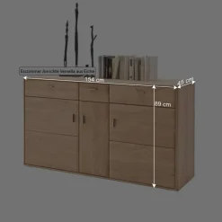 Wohnen Küchenschränke|Sideboards & Kommoden*Esszimmer Anrichte Vernella aus Eiche