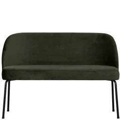 Wohnen Esszimmer Bank aus Samt Dunkelgrün - Arletta