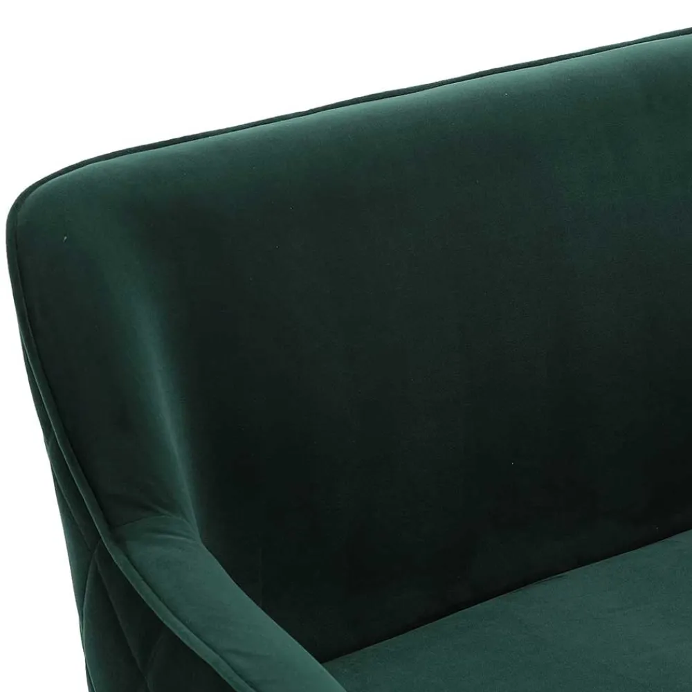 Wohnen Küchenbänke|Esszimmerbänke*Esszimmer Bank in Dunkelgrün Samt - Laruis