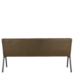 Wohnen Esszimmer Bank mit Lehne in Oliv Grün Microfaser - Sorellas