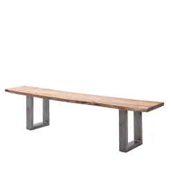 Wohnen Loft Möbel|Industrial Möbel*Esszimmer Baumkantenbank in Akazie Natur - Lucyanco