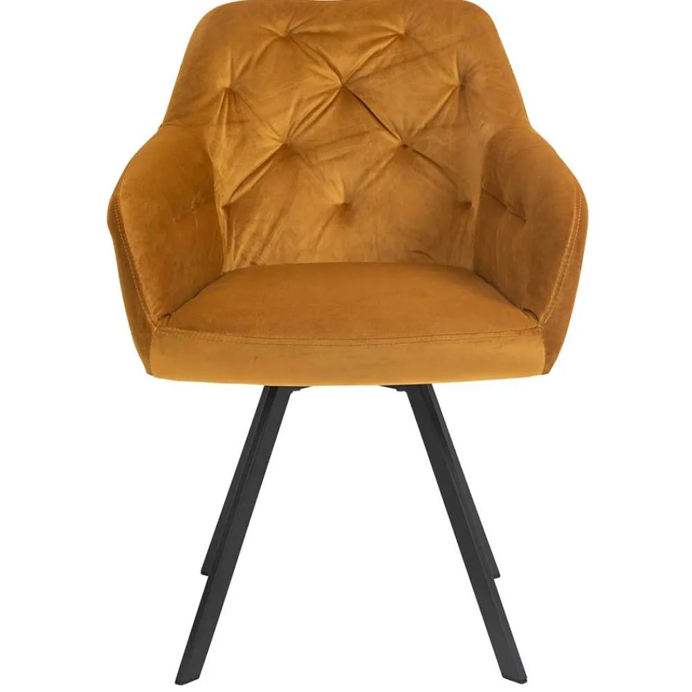 Wohnen Küchenstühle|Esszimmerstühle*Esszimmer Drehstuhl mit Armlehnen - Delamaro