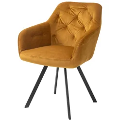 Wohnen Küchenstühle|Esszimmerstühle*Esszimmer Drehstuhl mit Armlehnen - Delamaro