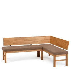 Wohnen Esszimmer Eckbank aus Wildeiche & Microfaser - Virds