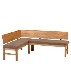 Wohnen Esszimmer Eckbank aus Wildeiche & Microfaser - Virds