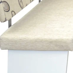 Wohnen Küchenbänke|Esszimmerbänke*Esszimmer Eckbank in Beigegrau und Weiß - Montuna