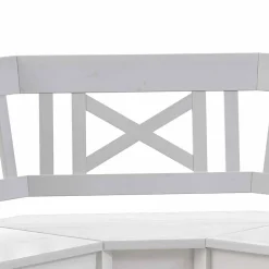 Wohnen Esszimmer Eckbank Onesti in Weiß Kiefer massiv
