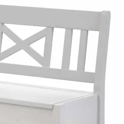 Wohnen Esszimmer Eckbank Onesti in Weiß Kiefer massiv