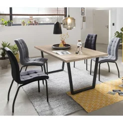 Wohnen Esszimmer Essgruppe im Loft Stil - Rolandez (fünfteilig)