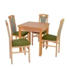 Wohnen Küchen-Essgruppen|Esszimmer Komplett*Esszimmer Essgruppe in Buche - Captino (fünfteilig)