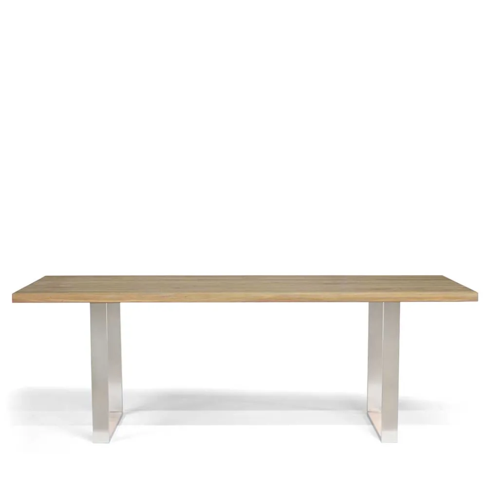 Wohnen Esszimmer Esstisch in Eiche Bianco Holz - Merida