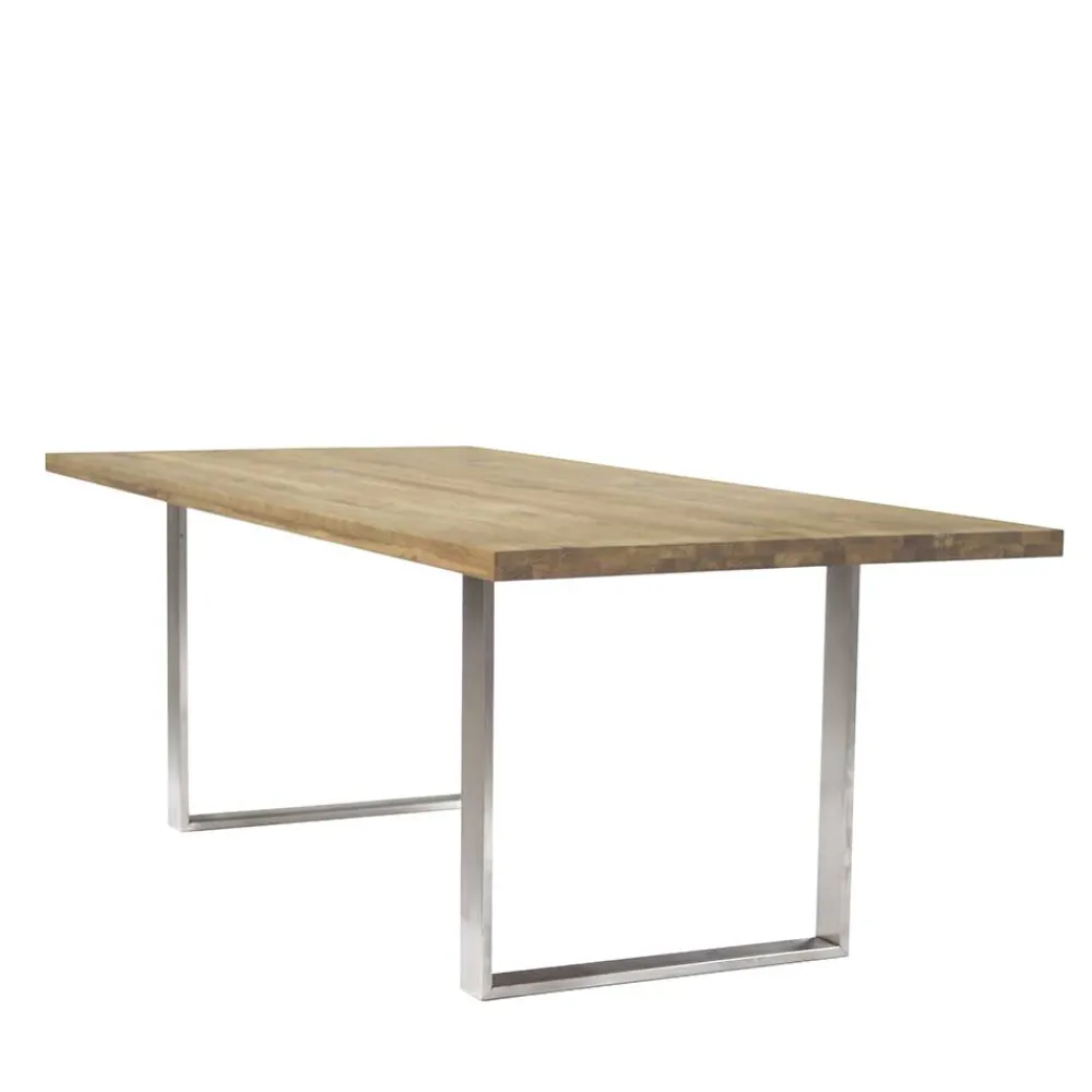 Wohnen Esszimmer Esstisch in Eiche Bianco Holz - Merida