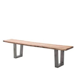 Wohnen Loft Möbel|Industrial Möbel*Esszimmer Esstischbank mit Baumkanten - Onan