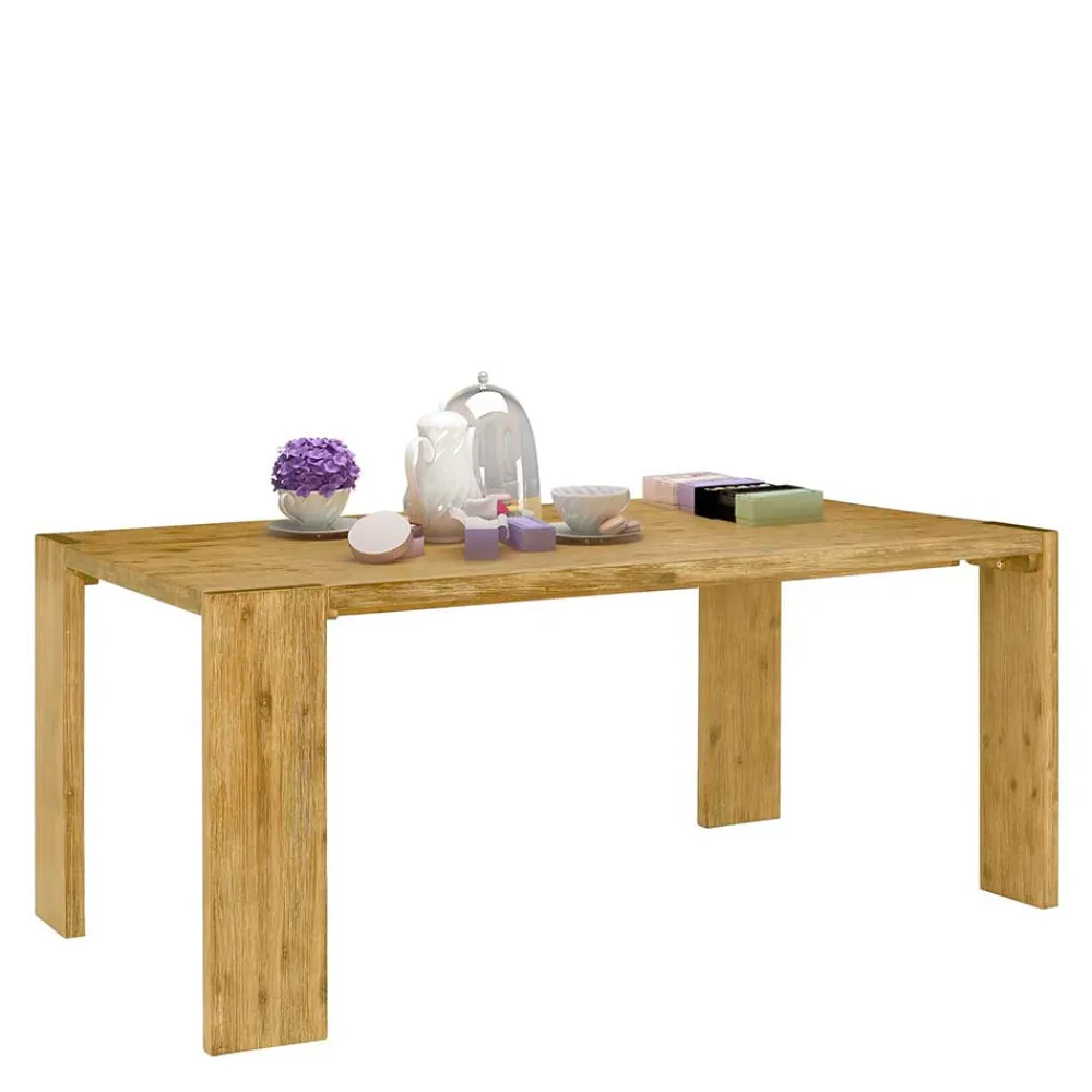 Wohnen Esszimmer Holztisch aus Akazie Natur - Droad