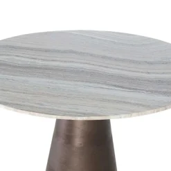 Wohnen Weiße Möbel|Tische*Esszimmer Marmortisch in Weiß Grau - Oscinion