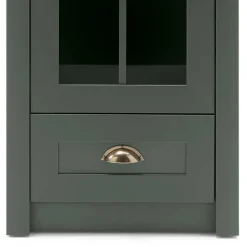 Wohnen Esszimmer Möbel Set in Dunkelgrün - Niestov (vierteilig)