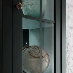 Wohnen Esszimmer Möbel Set in Dunkelgrün - Niestov (vierteilig)