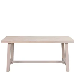 Wohnen Küchen-Essgruppen|Esszimmer Komplett*Esszimmer 4-Personen Gruppe White Wash - Dioca (fünfteilig)