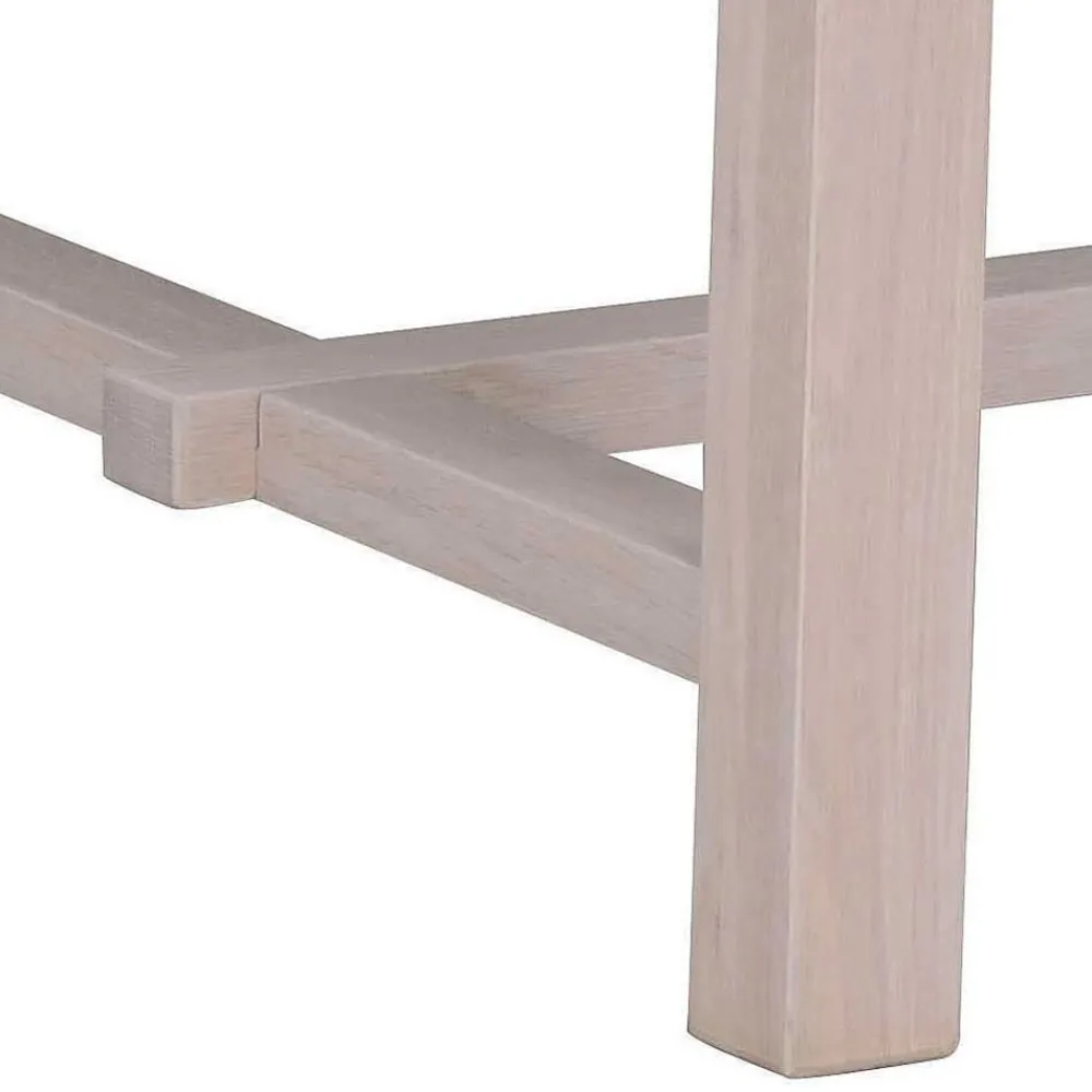 Wohnen Küchen-Essgruppen|Esszimmer Komplett*Esszimmer 4-Personen Gruppe White Wash - Dioca (fünfteilig)