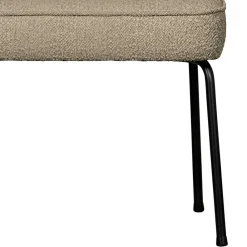 Wohnen Esszimmer Polsterbank in Beige Boucle - Laderla