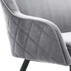 Wohnen Sitzbank|Küchenbänke*Esszimmer Polsterbank in Grau mit Schwarz - Setta