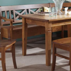 Wohnen Esszimmer Sitzecke Bistrita in Bernsteinfarben (fünfteilig)