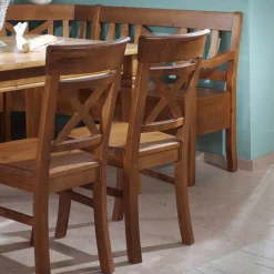 Wohnen Esszimmer Sitzecke Bistrita in Bernsteinfarben (fünfteilig)