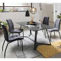 Wohnen Esszimmer Sitzgruppe im Loft Stil - Vonza (fünfteilig)