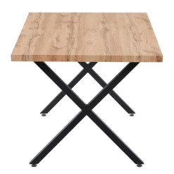 Wohnen Esszimmer Sitzgruppe im Skandi Design - Grooves (fünfteilig)